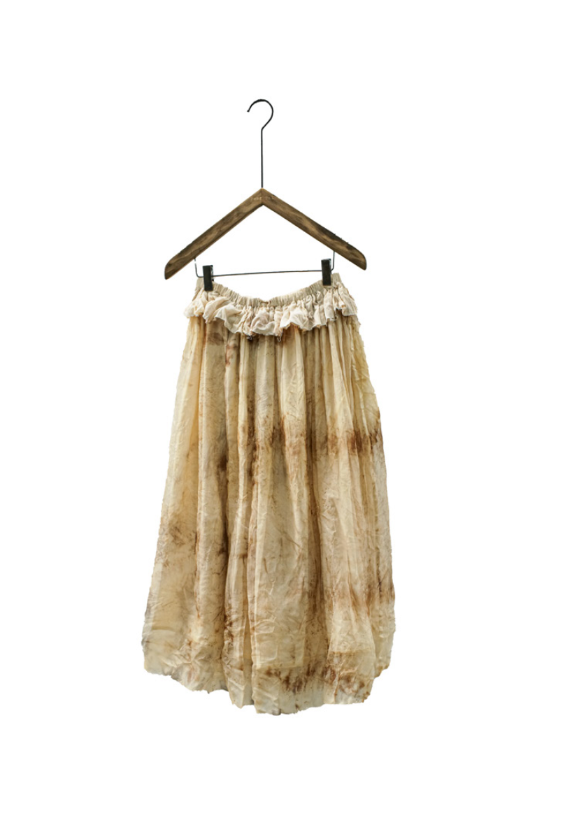 Peng Tai 23AW midi skirt silk cotton 09