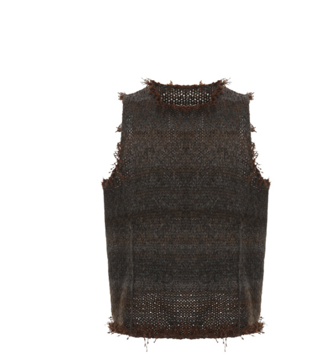 Peng Tai 23AW knitted vest 72 midi skirt 73