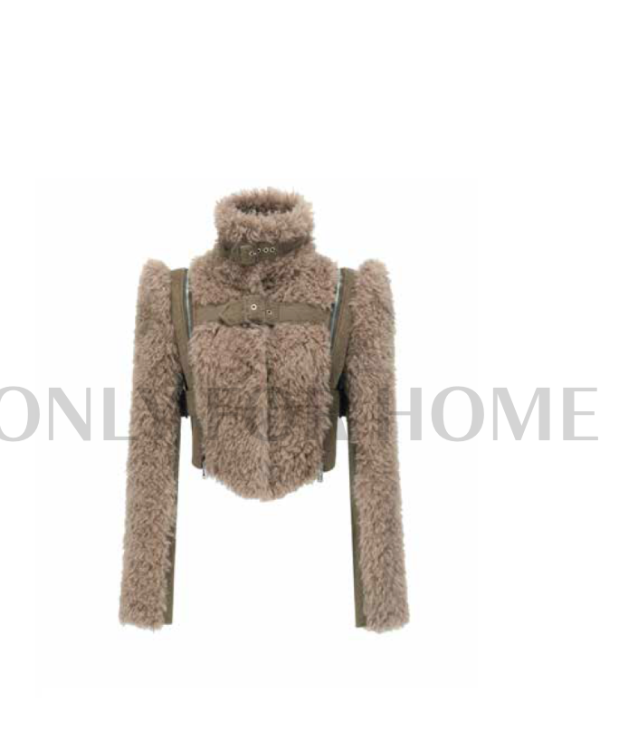 Oude Waag 23AW faux fur panelled jacket 04