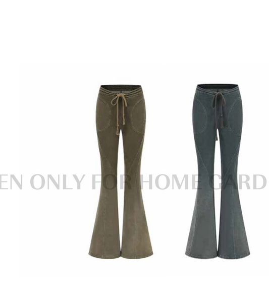 Oude Waag 23AW washed flared trousers 29