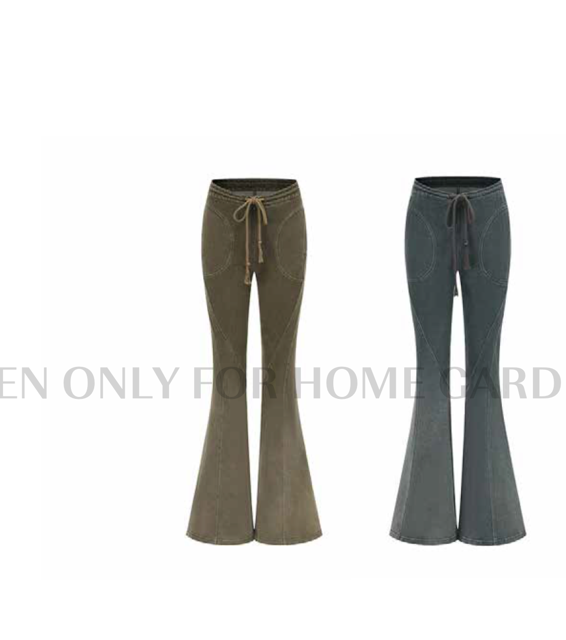 Oude Waag 23AW washed flared trousers 29