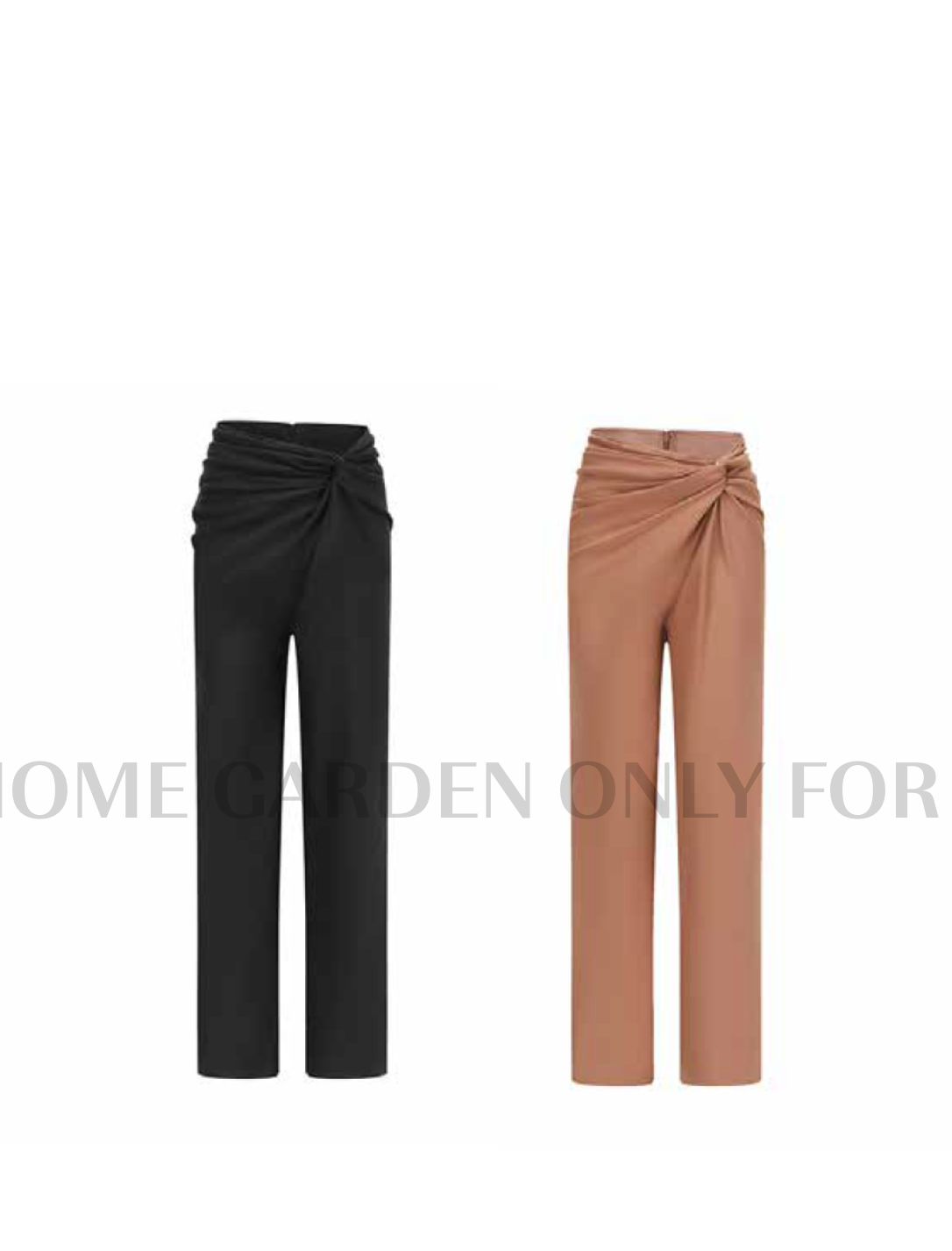 Oude Waag 23AW knotted straight leg trousers 30