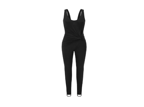 Oude Waag 24SS knit knot jumpsuit black 14