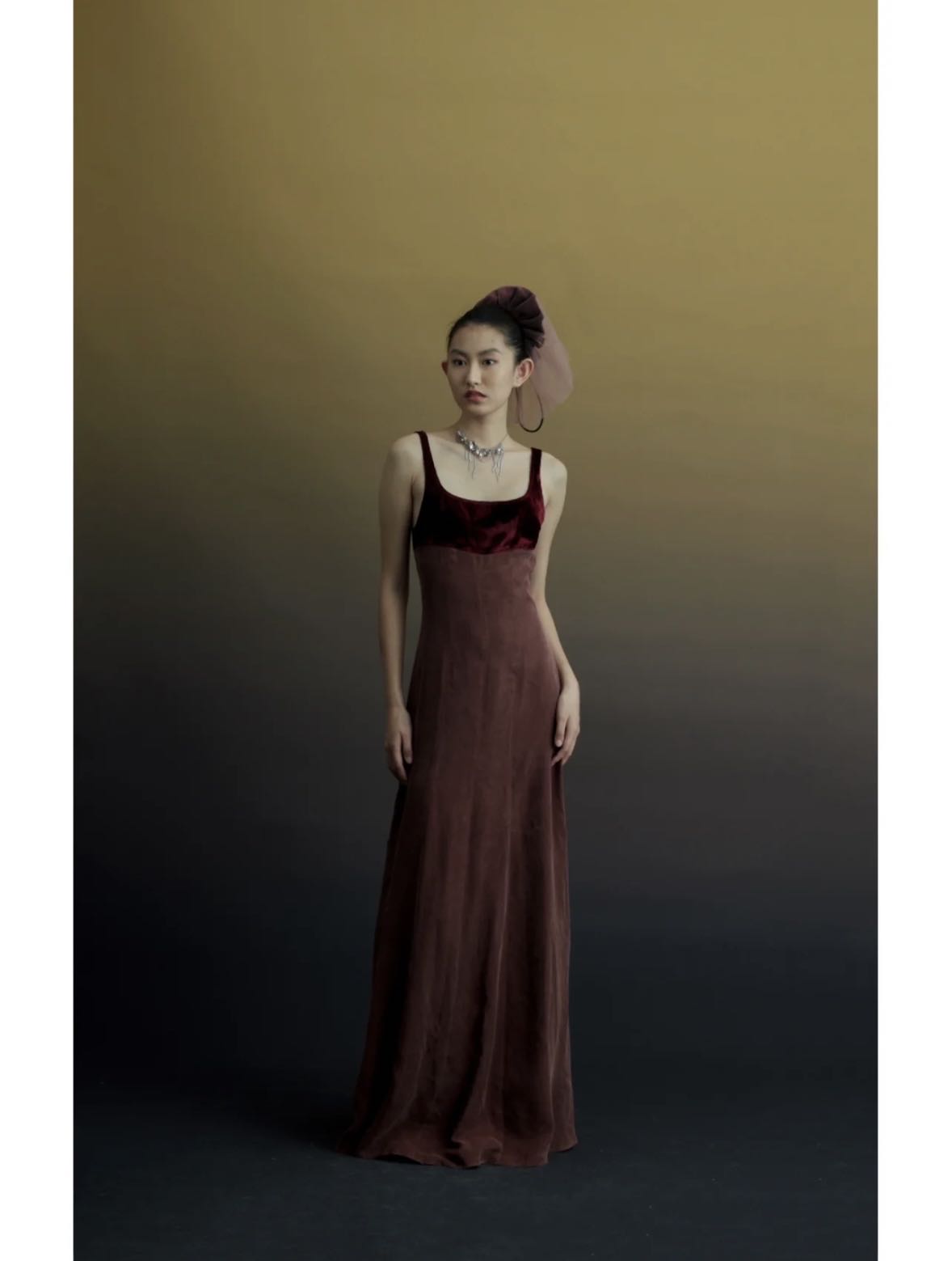 Peng Tai dress Burgundy 28