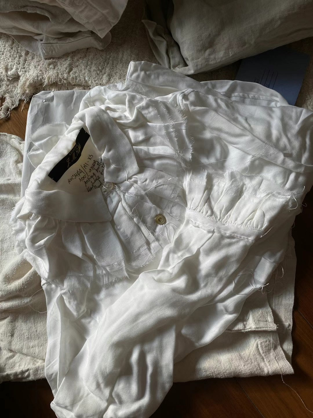 J.M Ribot shirt white 06