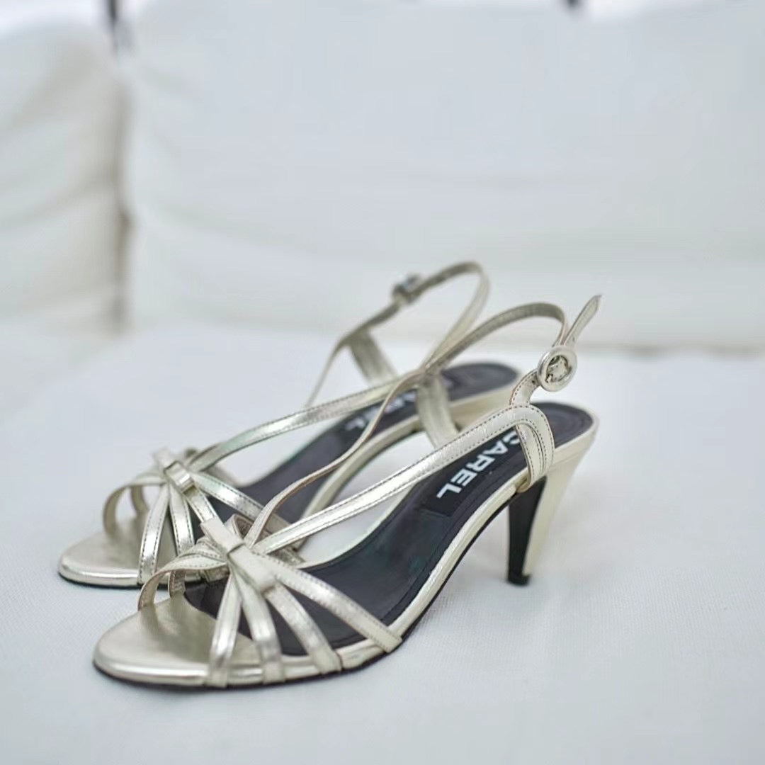 Carel Sandal Satin Heels 02