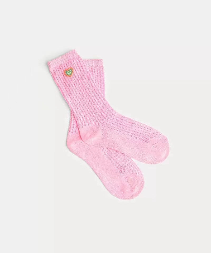 Forte Forte 22SS socks pink white 30