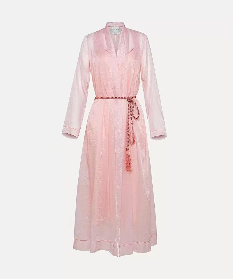 Forte Forte 22SS long dress pink 32
