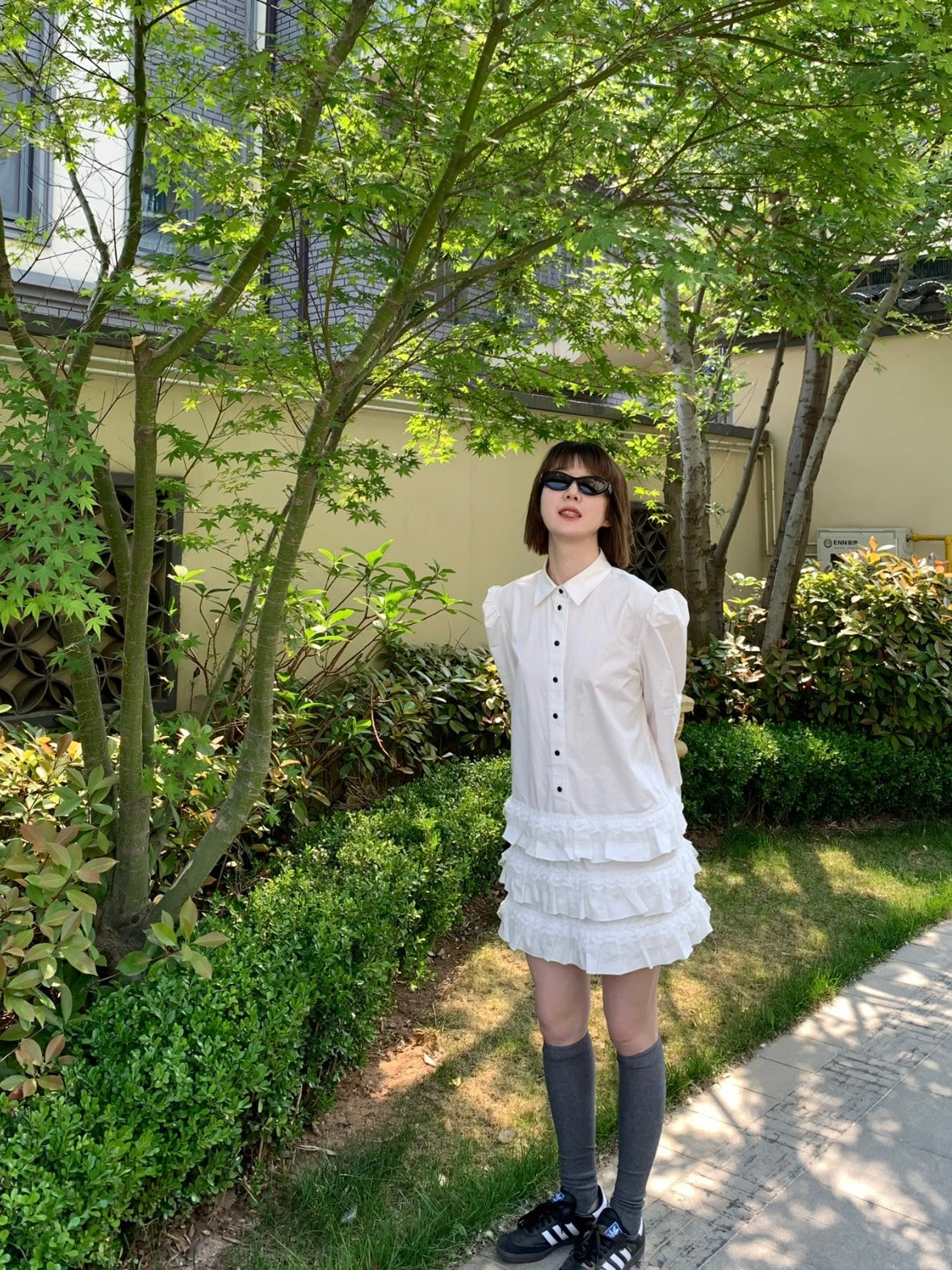 Kaiy Xiao Shirt Dress White 24