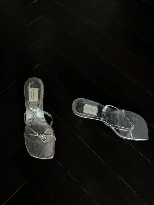 Kaiy Xiao Heart Sandals Silver 23