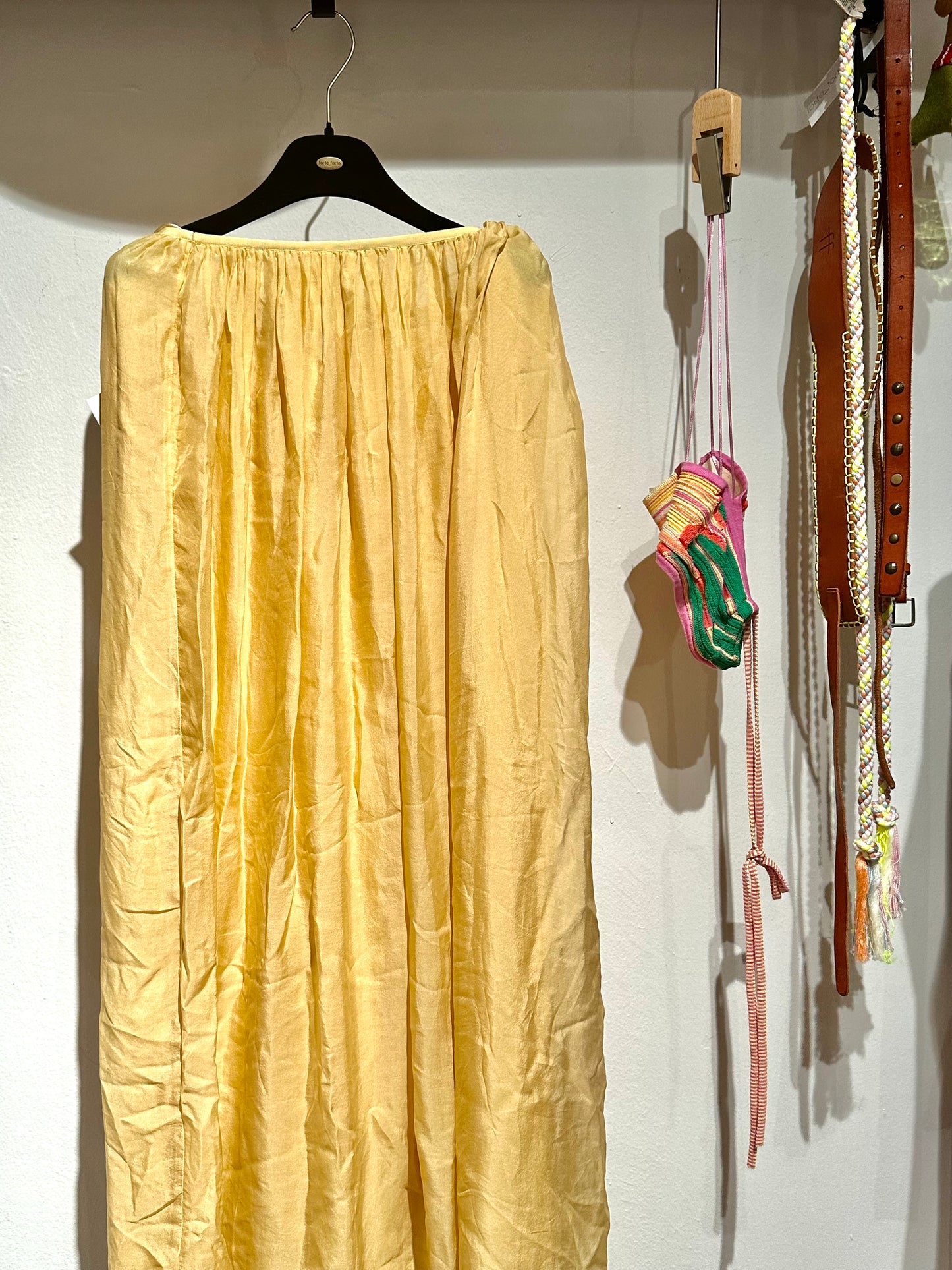 Forte Forte silk skirt yellow 01