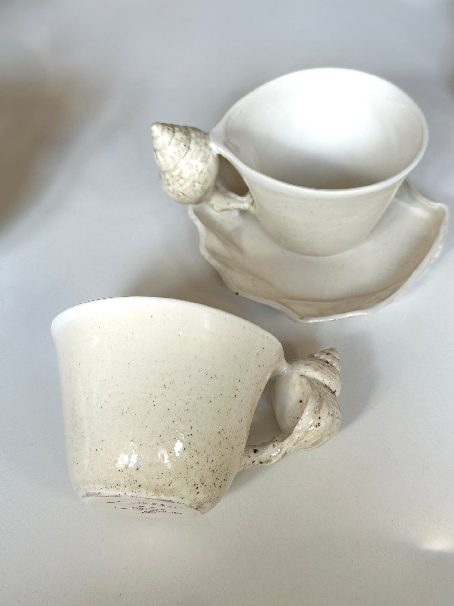 Christina Iversen shell teacup and saucer 01