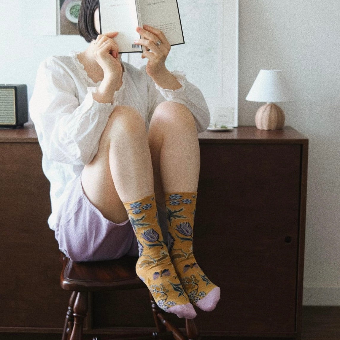Bonne Maison Socks with Patterns 02