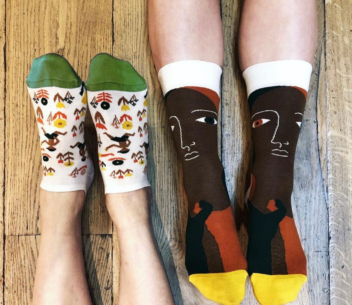 Bonne Maison Ankle Socks with Patterns 01