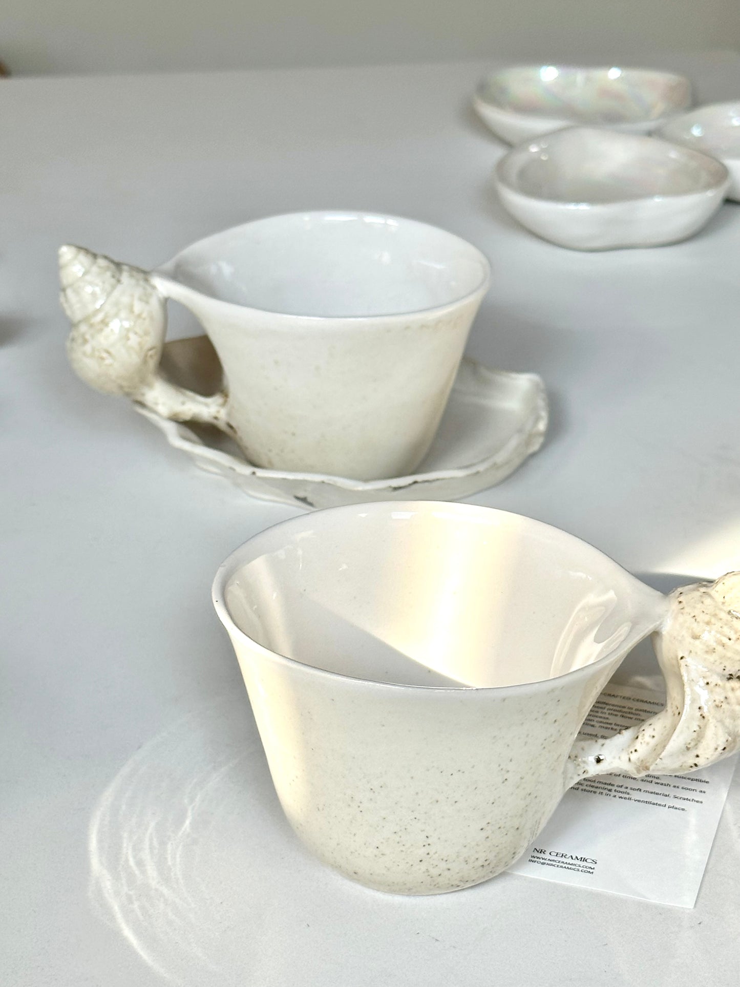 Christina Iversen shell teacup and saucer 01